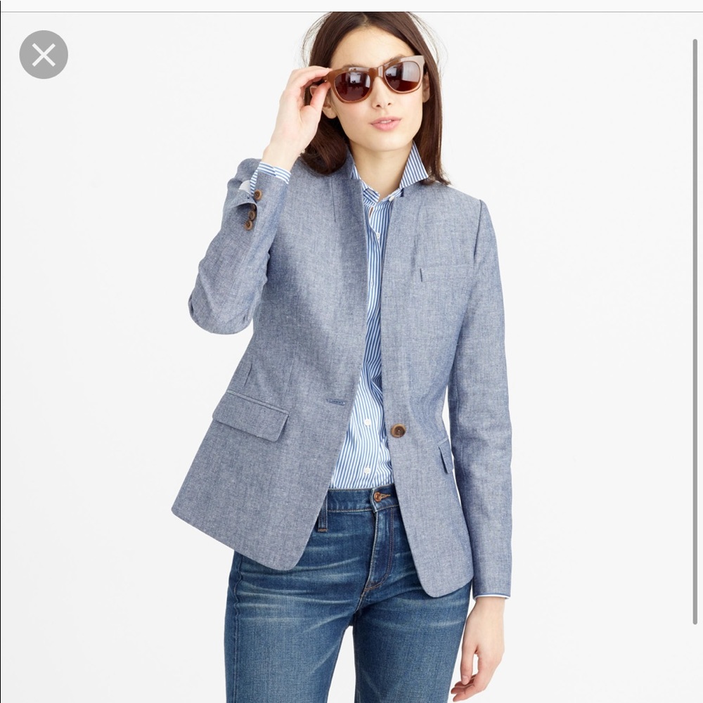 J.Crew Regent Blazer in Light Blue